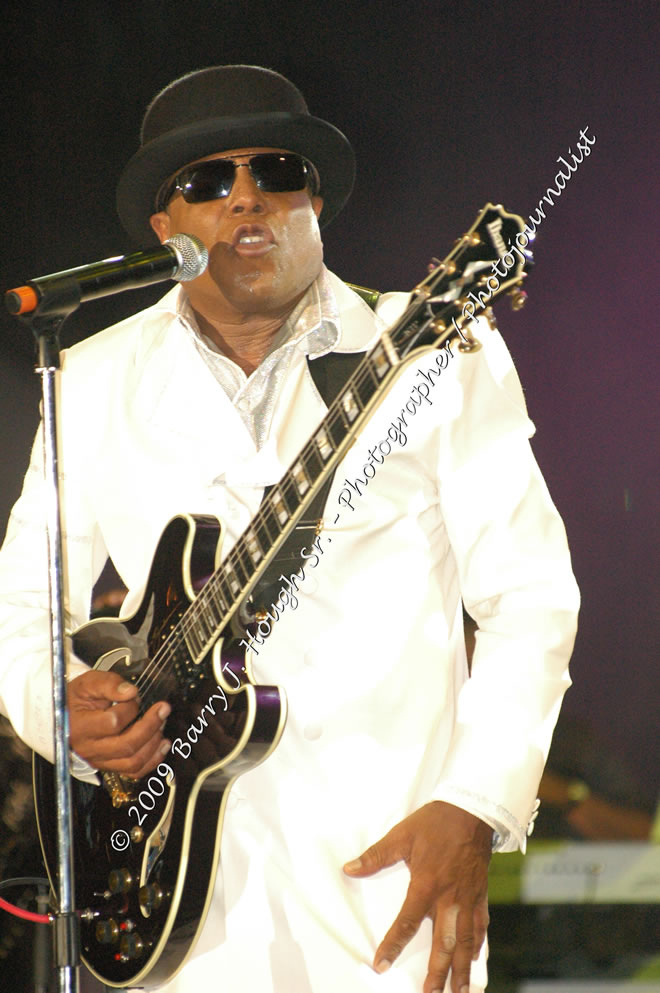 Tito Jackson @ Reggae Sumfest 2009 - International Night 2 - Tito Jackson, brother of the late King of Pop Michael Jackson performed live at Reggae Sumfest 2009. Reggae Sumfest 2009,Catherine Hall, Montego Bay, St. James, Jamaica W.I. - Saturday, July 25, 2009 - Reggae Sumfest 2009, July 19 - 25, 2009 - Photographs by Net2Market.com - Barry J. Hough Sr. Photojournalist/Photograper - Photographs taken with a Nikon D70, D100, or D300 - Negril Travel Guide, Negril Jamaica WI - http://www.negriltravelguide.com - info@negriltravelguide.com...!