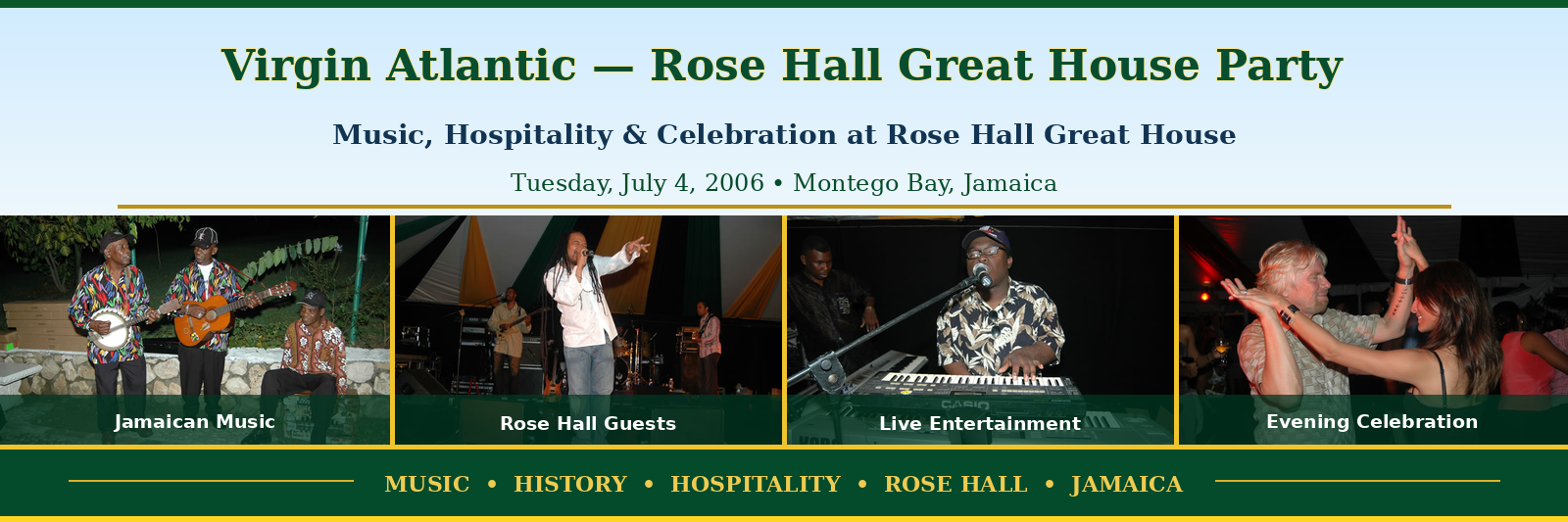 Rose Hall Great House Party — Photo Gallery 2 header